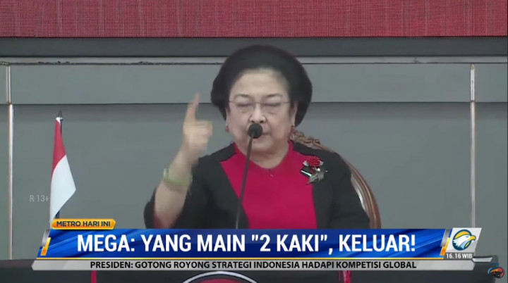 Megawati: Yang Main '2 Kaki', Keluar dari PDI Perjuangan!