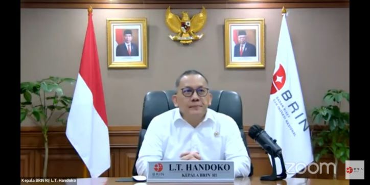 Kepala BRIN, Laksana Tri Handoko. Foto:  Zoom