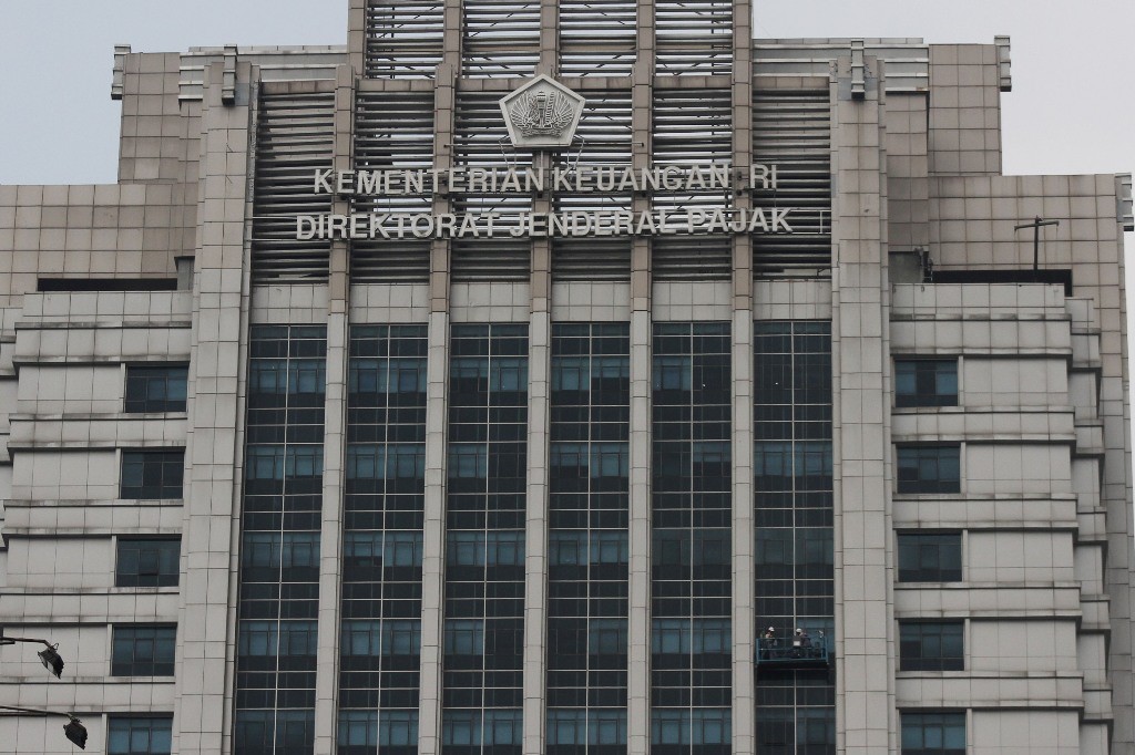 Gedung Pajak Kemenkeu. FOTO: MI/ANGGA YUNIAR