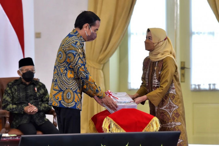 LKPP 2021 Peroleh Opini WTP, Jokowi: Pencapaian Baik di Tahun yang Berat