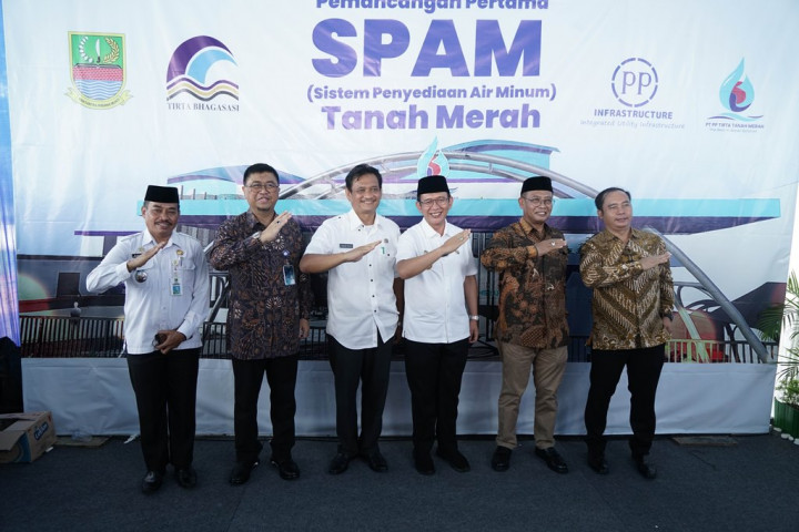 PTPP Mulai Bangun SPAM Tanah Merah di Bekasi