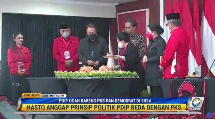 PDIP Beri Indikasi Ogah Berkoalisi dengan Demokrat dan PKS