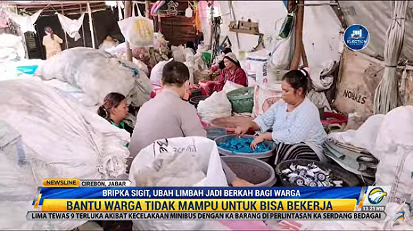 Bripka Sigit Ubah Limbah Jadi Berkah untuk Warga Sekitar