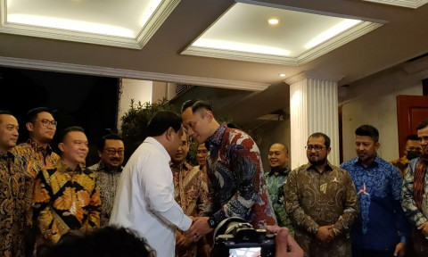Ini Kata Prabowo Ditanya Potensi Berkoalisi dengan Demokrat