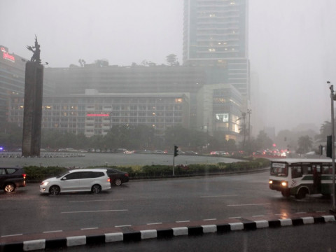 Hujan Diprakirakan Mengguyur Sebagian Wilayah Jakarta Siang Ini