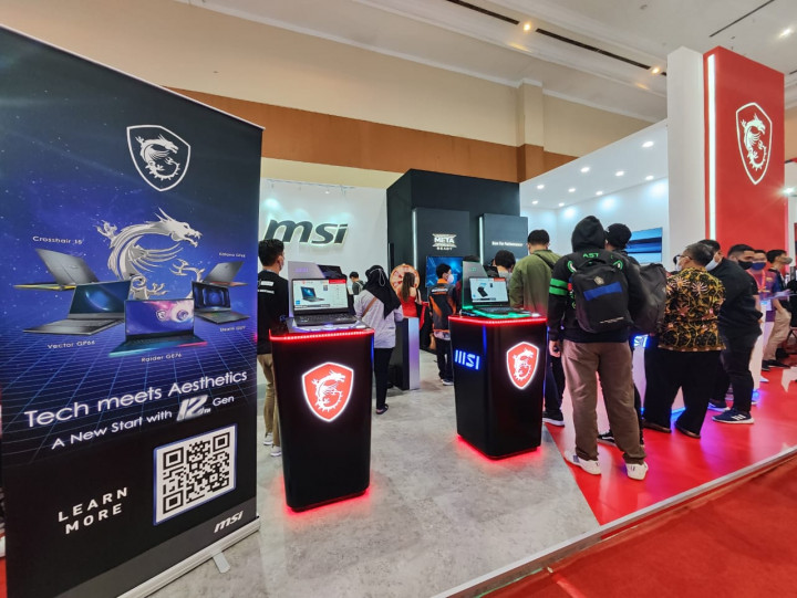 MSI Tawarkan Promo dan Experience Zone Menarik di Indocomtech 2022