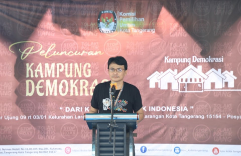 KPU Kota Tangerang Resmikan Kampung Demokrasi