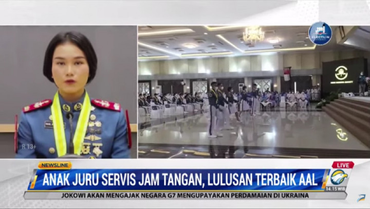Hebat! Anak Juru Servis Jam Lulusan Terbaik Akademi Angkatan Laut