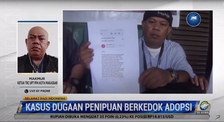 Kena Tipu Saat Adopsi Anak, Korban Bayar Rp30 Juta