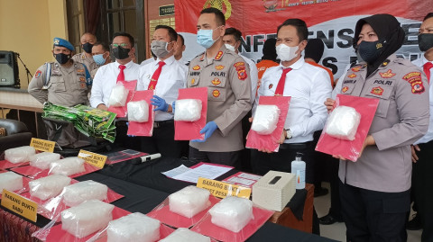 Polrestabes Bandung Gagalkan Peredaran 20 Kg Sabu Jaringan Antarpulau