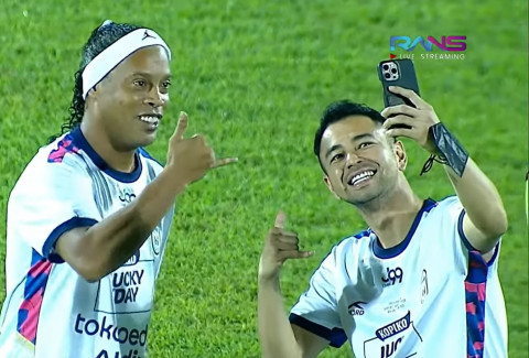 Raffi Ahmad Jelaskan Alasan Ronaldinho Cuma Main Satu Pertandingan di Trofeo Match