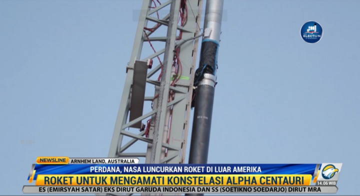 NASA Perdana Luncurkan Roket dari Australia