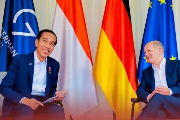 Jokowi Bertemu Kanselir Jerman Bahas Penguatan Kerja Sama Ekonomi