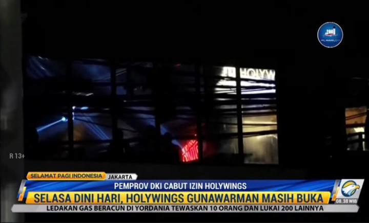 Holywings Gunawarman Tetap Beroperasi Meski Izin Dicabut