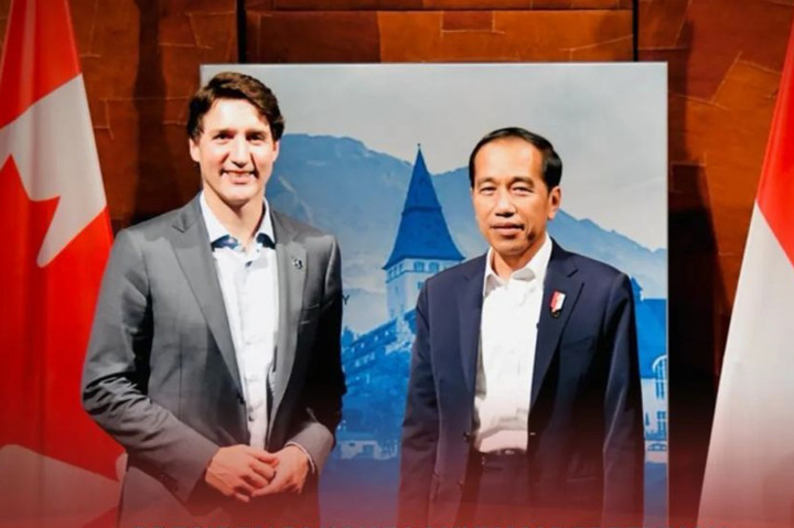 Bertemu PM Justin Trudeau, Jokowi Komitmen Perkuat Kerja Sama Ekonomi Indonesia-Kanada