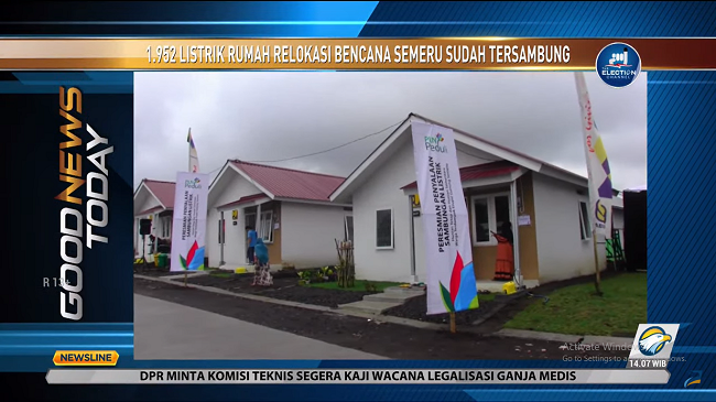 1.952 Listrik Rumah Relokasi Bencana Semeru Sudah Tersambung