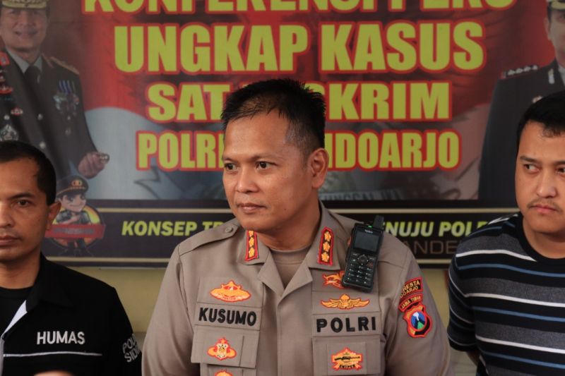 Kapolresta Sidoarjo Kombes Pol Kusumo Wahyu Bintoro. ANTARA/HO-Polresta Sidoarjo