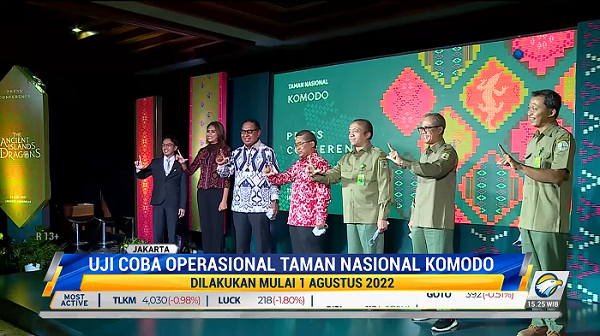 Mulai 1 Agustus, Masuk Taman Nasional Komodo Wajib Online