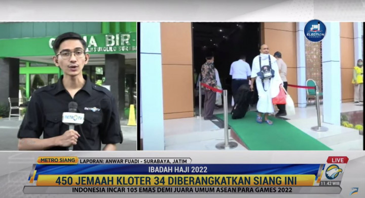 450 Calon Haji Embarkasi Surabaya Berangkat Siang Ini