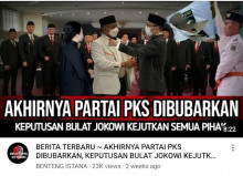 [Cek Fakta] Beredar Video Sebut PKS Sudah Dibubarkan? Cek Faktanya