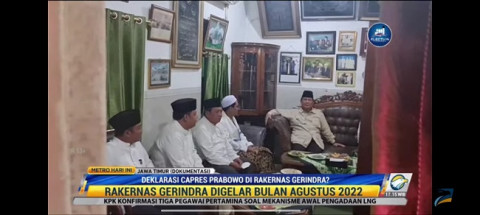 Deklarasi Capres Prabowo di Rakesnas Gerindra?