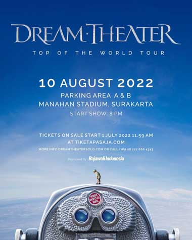 Dream Theater akan Tampil di Stadion Manahan Solo