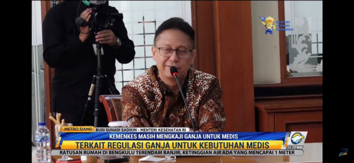 Menkes Janjikan Regulasi Riset Ganja Medis Segera Keluar