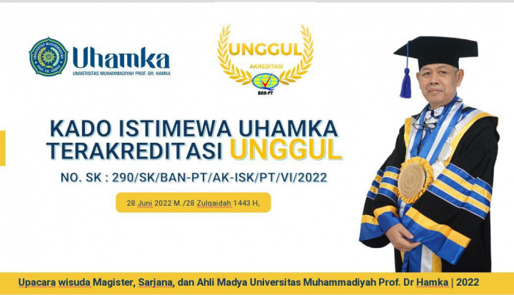Selamat, Uhamka Raih Akreditasi Unggul dari BAN-PT