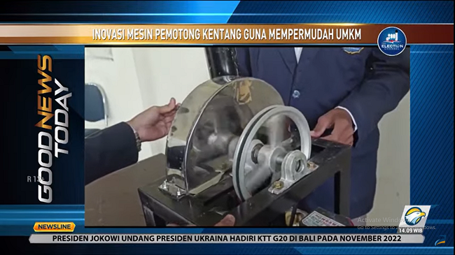 Inovasi Mesin Pemotong Kentang Guna Mempermudah UMKM