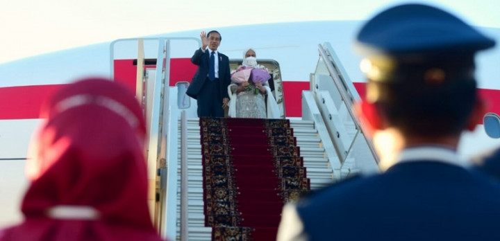 Usai Bertemu Putin, Presiden Bertolak ke Abu Dhabi