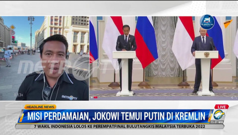 Jokowi Temui Putin di Kremlin, Berikut 5 Poin Yang Dibahas