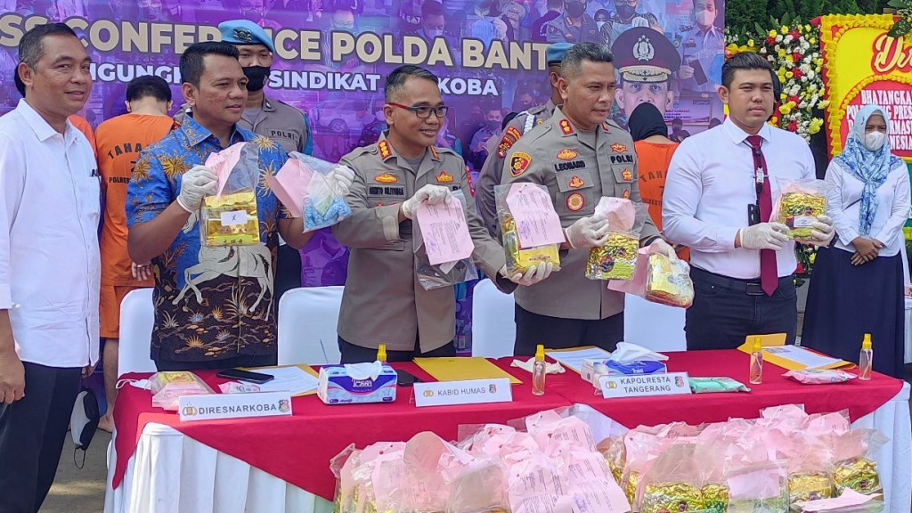 43 Kilogram Sabu Jaringan Internasional Disita Polresta Tangerang