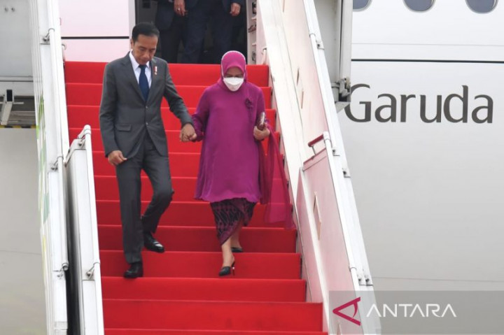 Presiden Jokowi Tiba di Tanah Air Usai Kunjungan 4 Negara