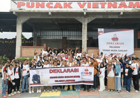 Cara Pemuda di Lampung Dongkrak Elektabilitas Ganjar