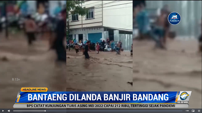 Curah Hujan Tinggi, Banjir Bandang Terjang Bantaeng