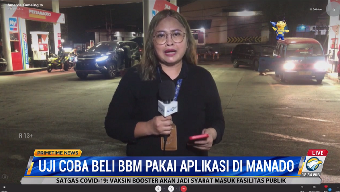 Antrian Mengular Akibat Uji Coba Beli BBM Pakai Aplikasi di Manado