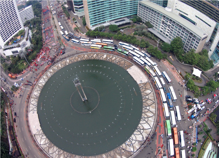Besok Uji Coba Rekayasa Bundaran HI, Ini Rute yang Berlaku