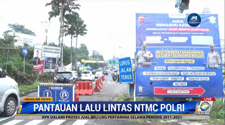 Jalur Puncak Bogor Masih Dipadati Kendaraan, Pemotor Diimbau Waspada