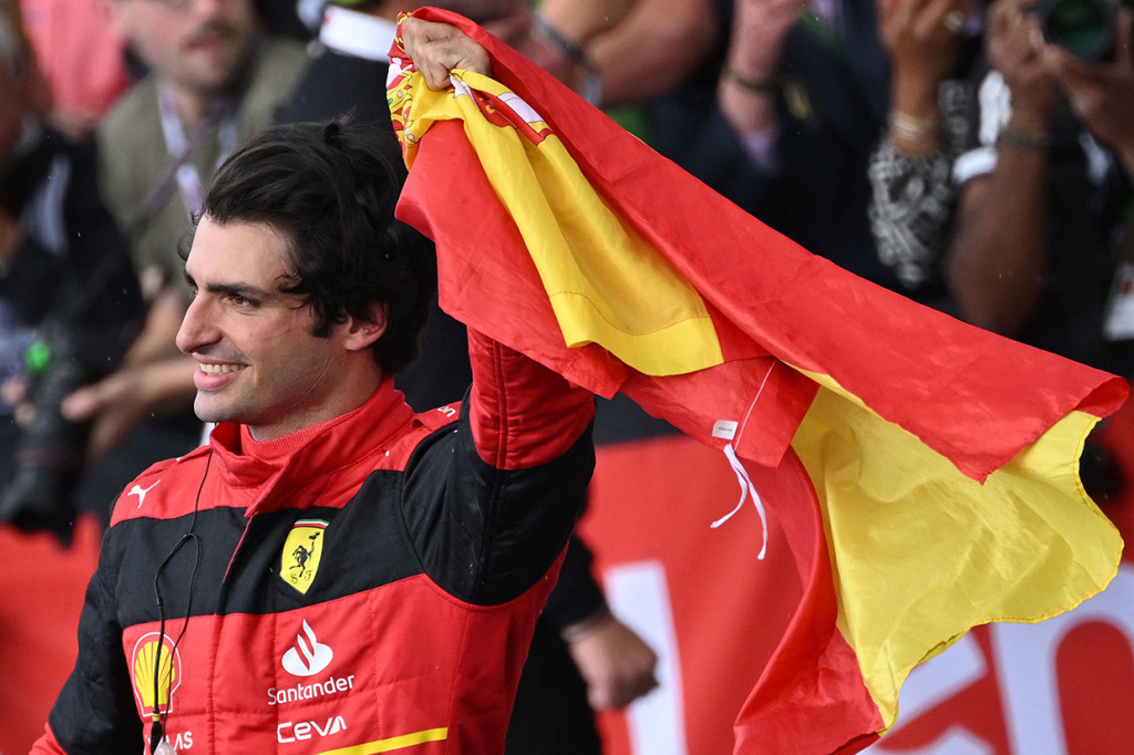 F1 GP Inggris 2022: Carlos Sainz Raih Podium Perdana
