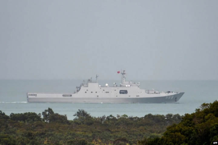 Jepang Protes Kehadiran Kapal Angkatan Laut Tiongkok di Laut China Timur