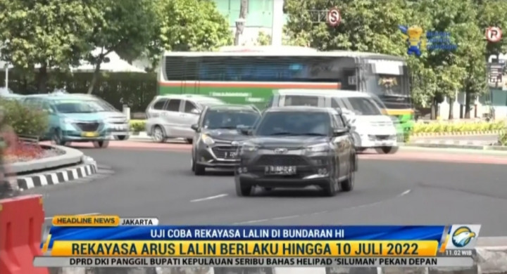 Sore Ini Kendaraan Pribadi Dilarang Melintas Bundaran HI, Catat Rute Pengalihannya
