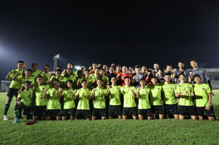 Babak 1: Timnas U-19 Unggul Setengah Lusin Gol atas Brunei