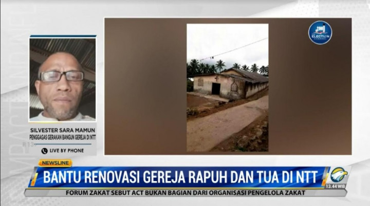 Terkendala Dana, Perbaikan Gereja di NTT Mangkrak 7 Tahun