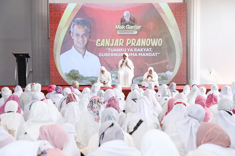 Kegiatan doa bersama Mak Ganjar Jabodetabek di Jakarta Timur. (sitimewa)