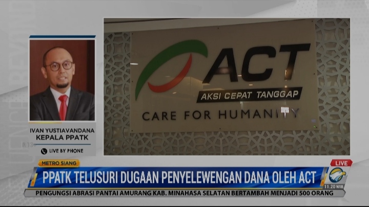 Penyalahgunaan Dana di ACT Diduga Sudah Sejak 2018