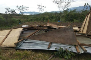 7 Rumah Ambruk Diterpa Angin Kencang di Bener Meriah Aceh