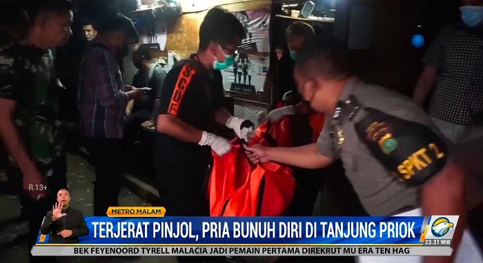 Terlilit Pinjol, Pemuda Gantung Diri di Rumah Teman di Tanjung Priok