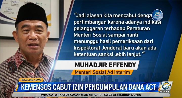 Kasus ACT Jadi Pegangan Pemerintah Evaluasi Izin Yayasan-Yayasan Serupa