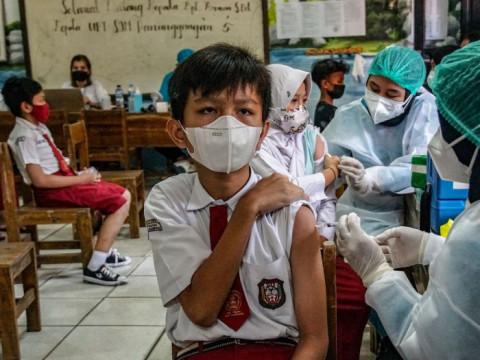 Vaksinasi Anak di Bangka Tengah Sudah Mencapai 88,52%