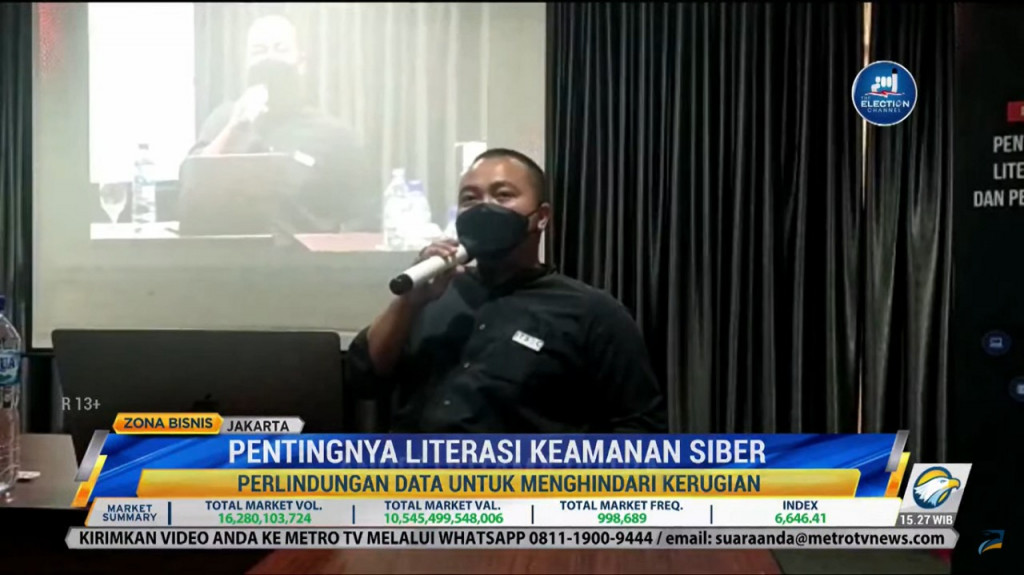 Pentingnya literasi keamanan siber. Foto: Dok/Metro TV